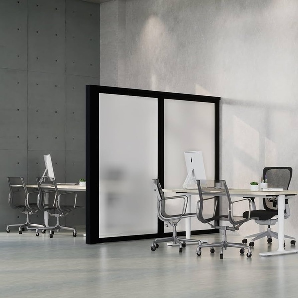 office room divider, freestanding partition, room divider screen, privacy screen, office furniture partition, lifestyle, calm, trustworthy, neutral